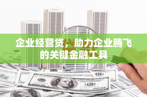 德兴企业经营贷，助力企业腾飞的关键金融工具