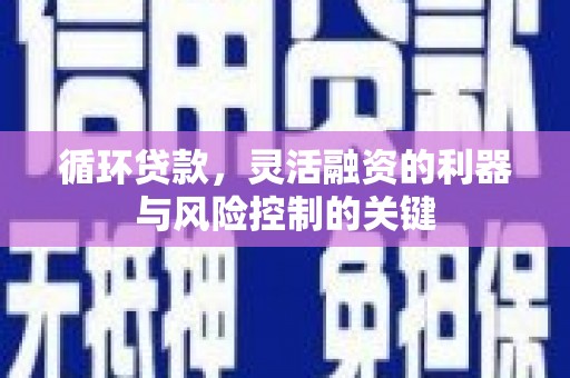 德兴循环贷款，灵活融资的利器与风险控制的关键