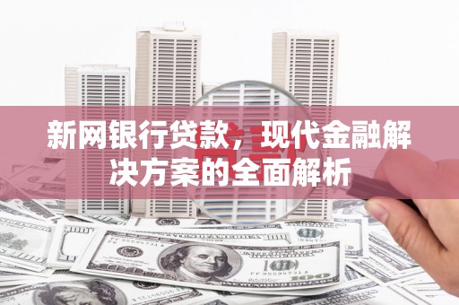 德兴新网银行贷款，现代金融解决方案的全面解析