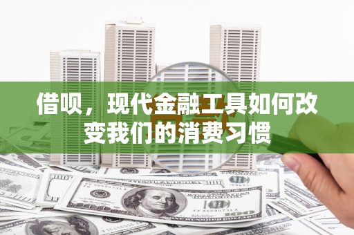 德兴借呗，现代金融工具如何改变我们的消费习惯