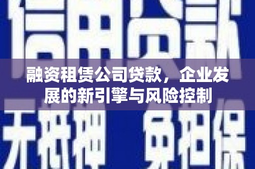 德兴融资租赁公司贷款，企业发展的新引擎与风险控制