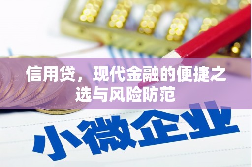 德兴信用贷，现代金融的便捷之选与风险防范
