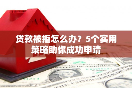 德兴贷款被拒怎么办？5个实用策略助你成功申请