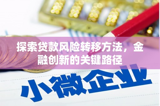 德兴探索贷款风险转移方法，金融创新的关键路径